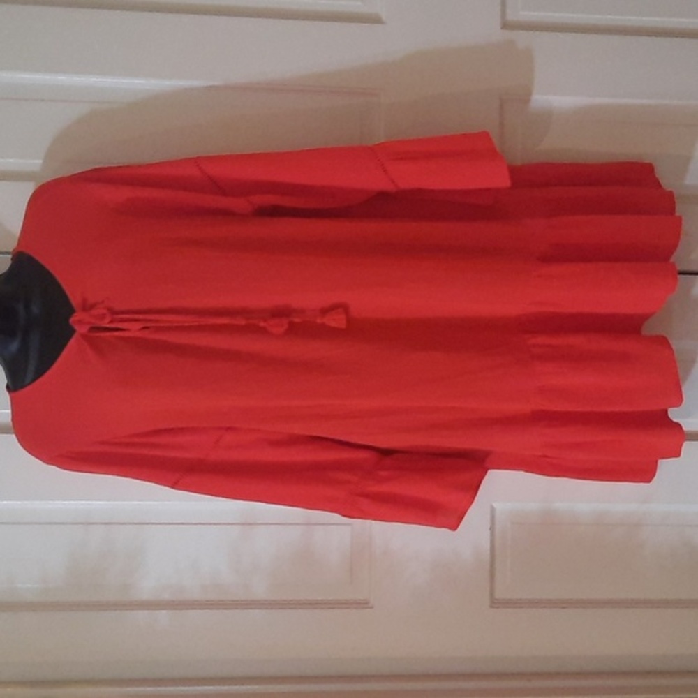 Crown & Ivy Tunic Dress - Woman's Red Dress Size Large